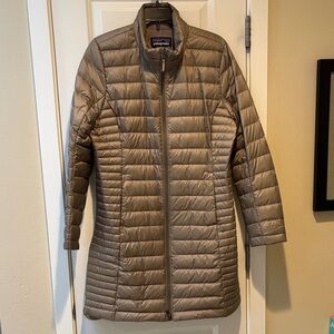 Patagonia Fiona Women's Quilted Packable Puffer Jacket - Taupe